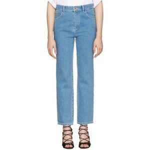 Chloe Blue Straight Leg Jeans
